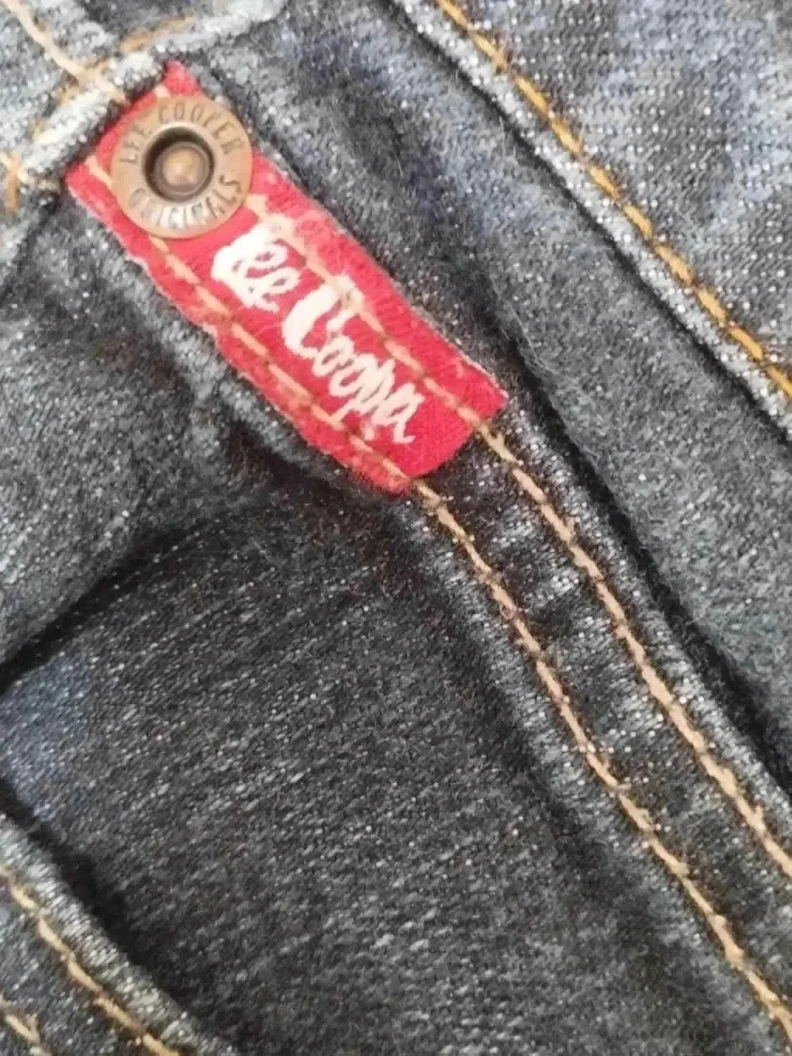 Jean Lee Cooper corte reto - cintura baixa média - stretch - azul marinho – photo 13